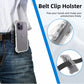 iPhone 15 (6.1) Clear Heavy Duty Case W/ Belt Clip