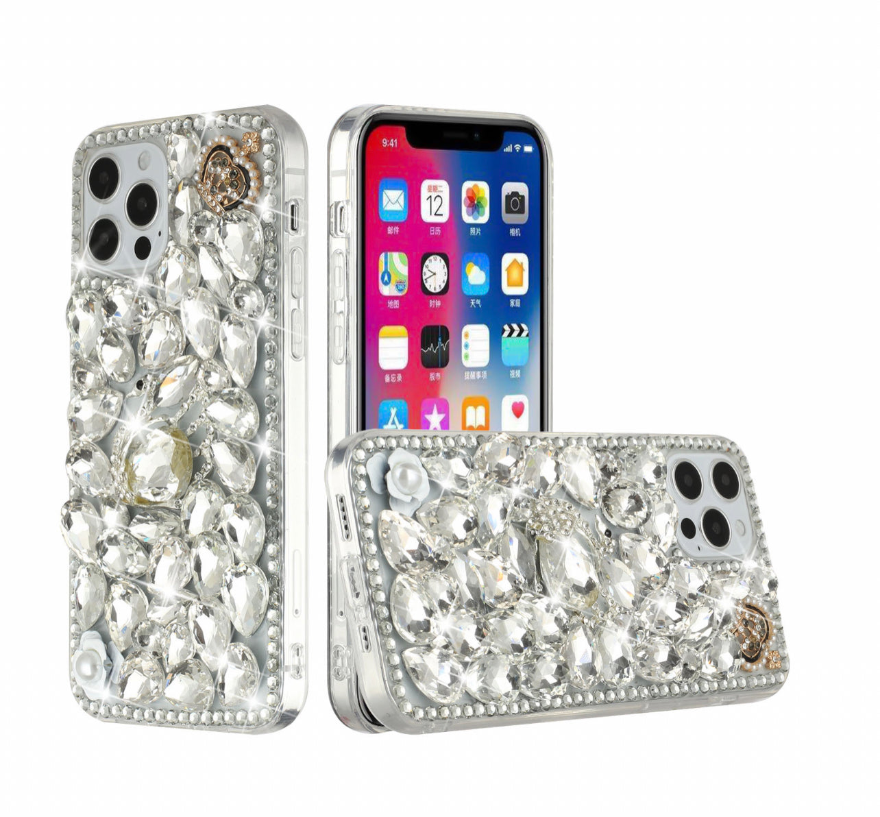 Apple iPhone 14 Pro Max Full Diamond Bling Case