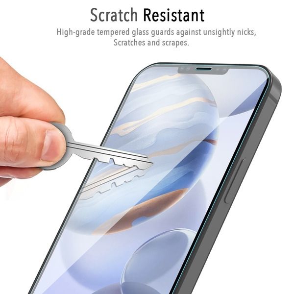 iPhone 12/Pro (6.1) Tempered Glass - CLEAR