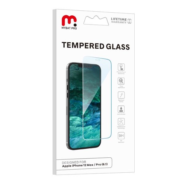 iPhone 12/Pro (6.1) Tempered Glass - CLEAR