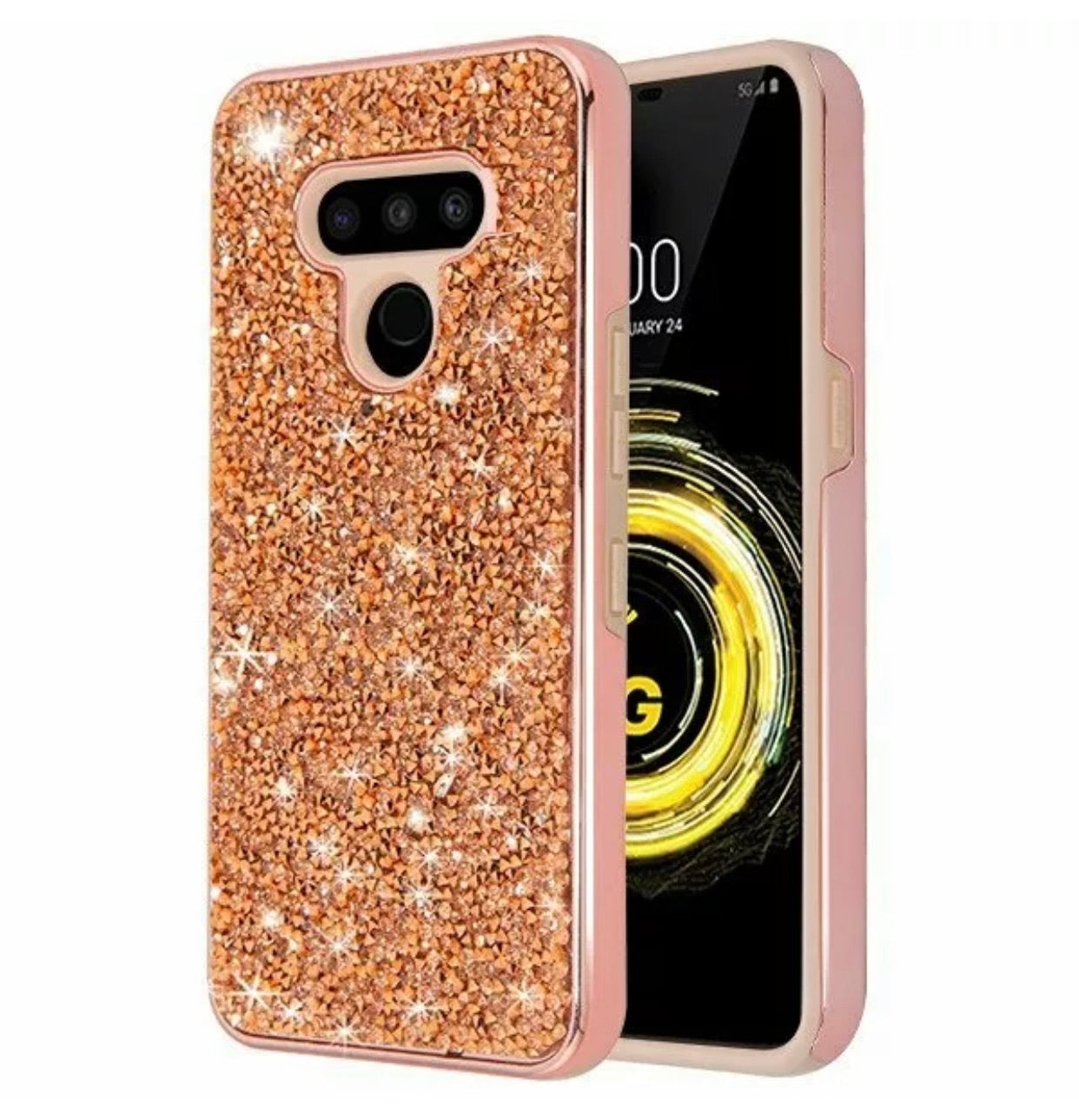 LG K51 Diamond Bling Case