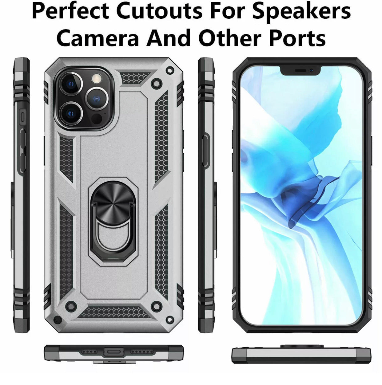 iPhone 12 Pro Max (6.7) Ring Stand Case