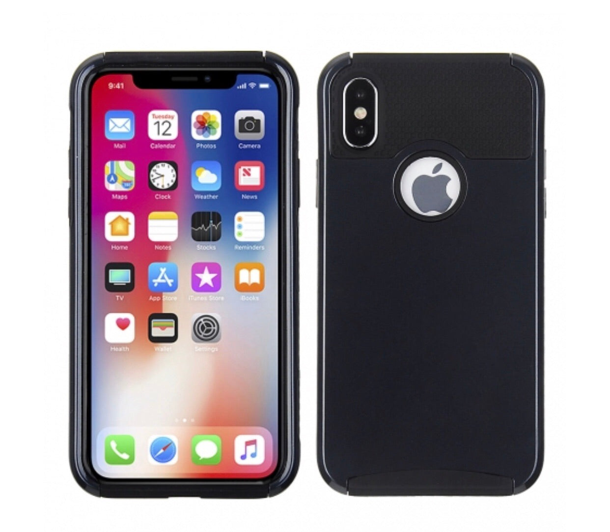 iPhone X/XS hybrid case - Black