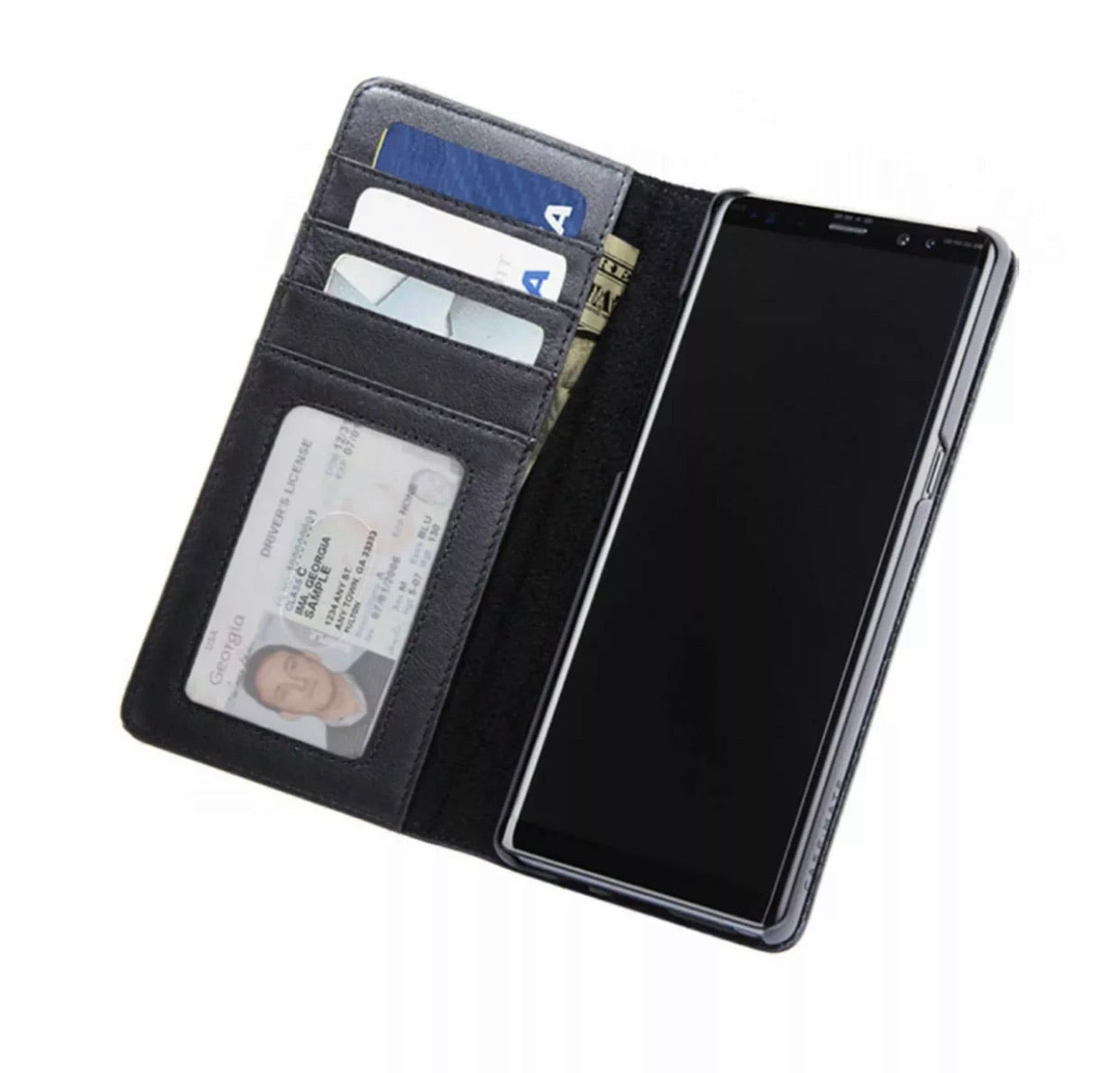 Samsung Galaxy Note 8 Genuine Leather Wallet Case