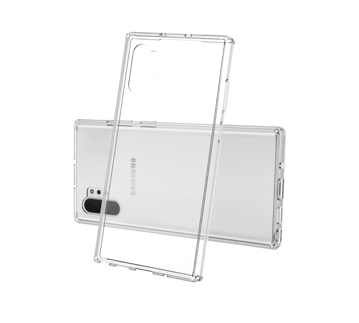 Galaxy Note 10 Plus Premium Clear Hard Shell Case