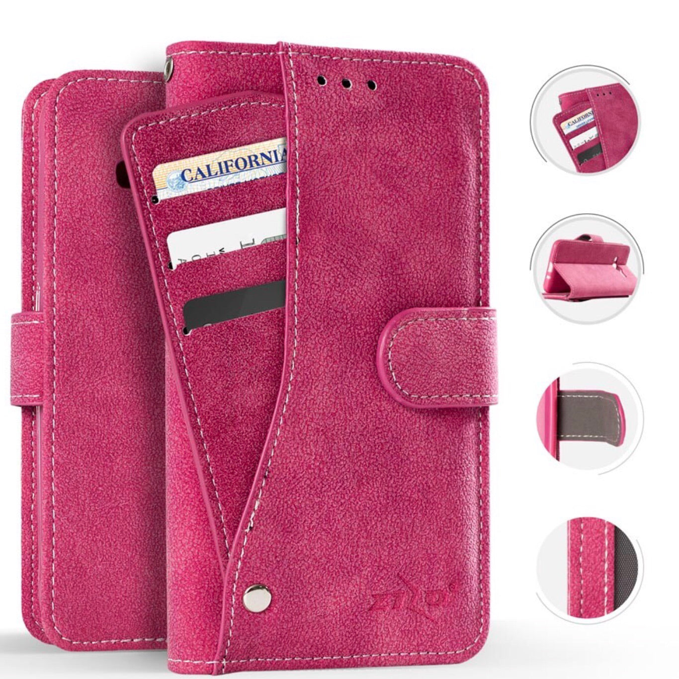 Samsung Galaxy S9+ - Pink Slide Out Pocket Wallet